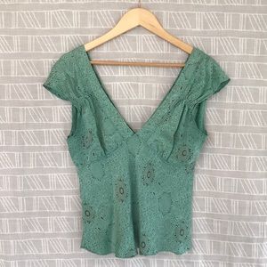 100% Silk NY&CO Top
